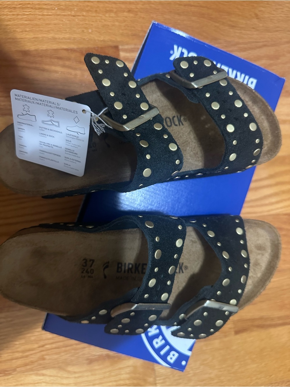 Birkenstock Arizona Rivets Sandals EU size 37
